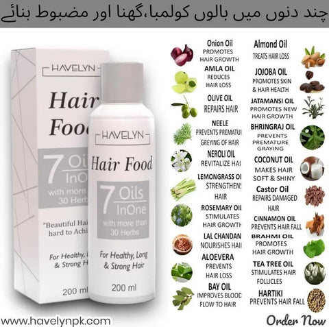 Hair Food Oil 200Ml 100% Orignal Free Delivery