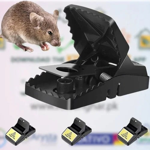 Mouse Trap, Mouse Traps That Work Small Mice Trap Outdoor Indoor Best Snap Traps for Mouse/Mice Safe and Reusable 2 Pack Quick Kill Mice Traps