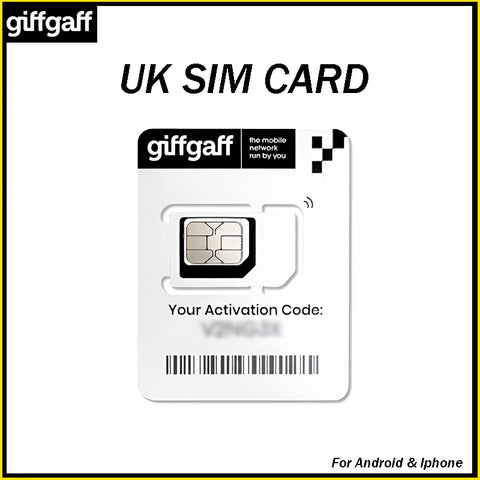 UK International SIM Card for Android & iPhone – Ideal for Travel, Study, and Business. Stay Connected Anywhere